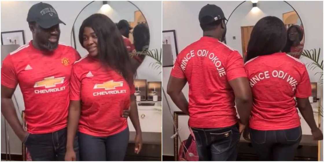 Mercy Johnson and her husband Mercy Johnson and her husband