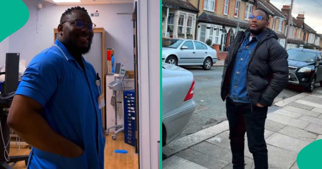 Reactions as nurse who is in UK shares how much he used to earn in Nigeria