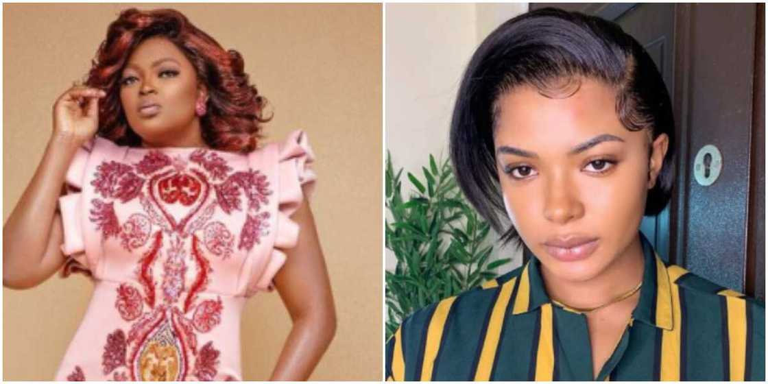 Funke supports female housemate Funke supports female housemate