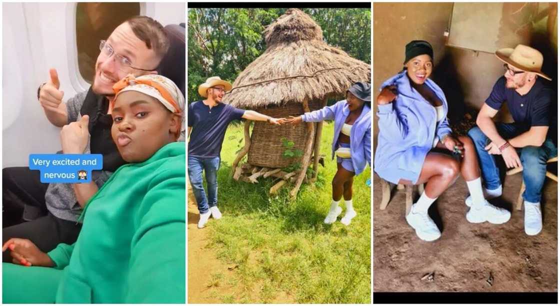 Photos of a black lady and her Oyinbo lover. Photos of a black lady and her Oyinbo lover.