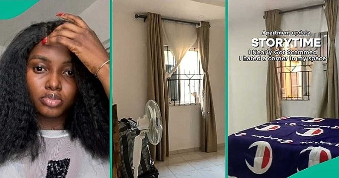 Lady gets broke after furnishing apartment