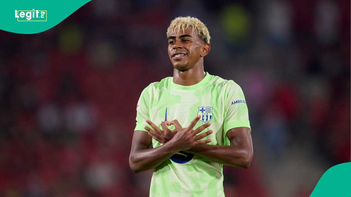 Lamine Yamal, Barcelona, RCD Mallorca, Spain, La Liga.