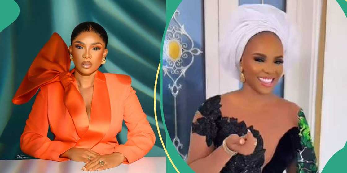 Iyabo Ojo rocks white 'Gele' Iyabo Ojo rocks white 'Gele'