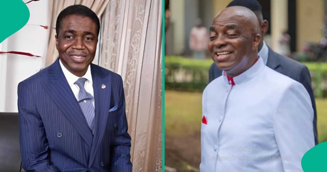 Man shares what he noticed after watching Bishop Abioye and Aremu's retirement service clip Man shares what he noticed after watching Bishop Abioye and Aremu's retirement service clip