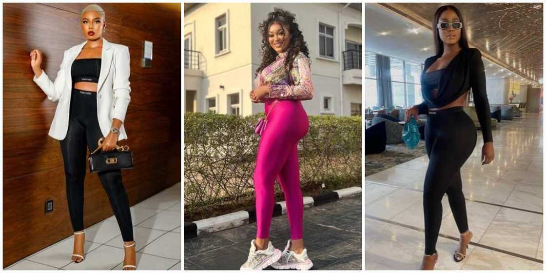 Nigeria celebrities in legginga Nigeria celebrities in legginga