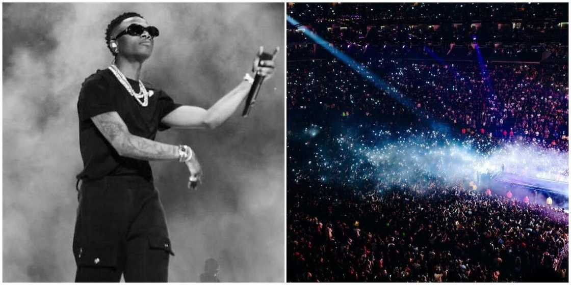 Wizkid given artwork for selling out 20k capacity venue Wizkid given artwork for selling out 20k capacity venue