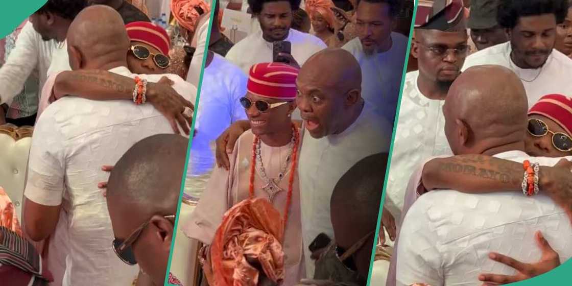 Wizkid and Tony Elumelu Wizkid and Tony Elumelu