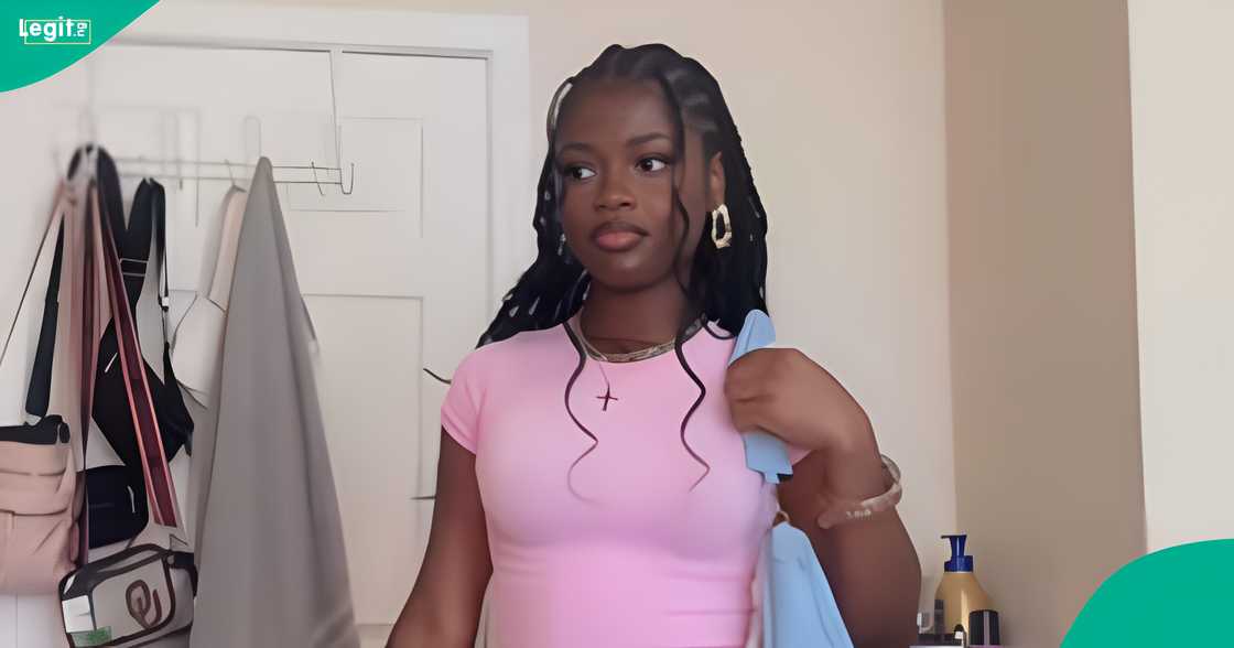A Nigerian lady studying in America could not hold back her tears as she shares her experience.