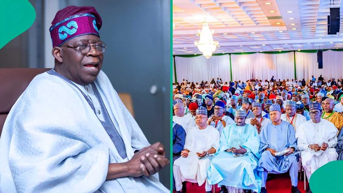 A group of APC leaders during a recent strategy session, showing Tinubu loyalists A group of APC leaders during a recent strategy session, showing Tinubu loyalists