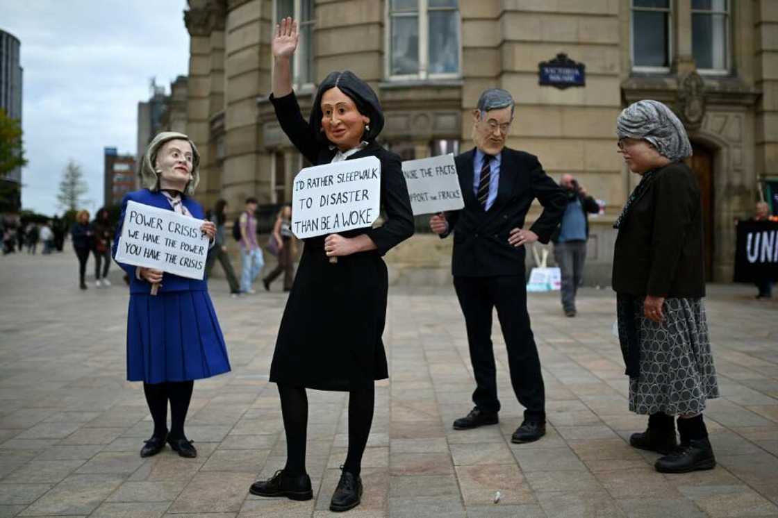 Protesters have stalked the Conservative conference