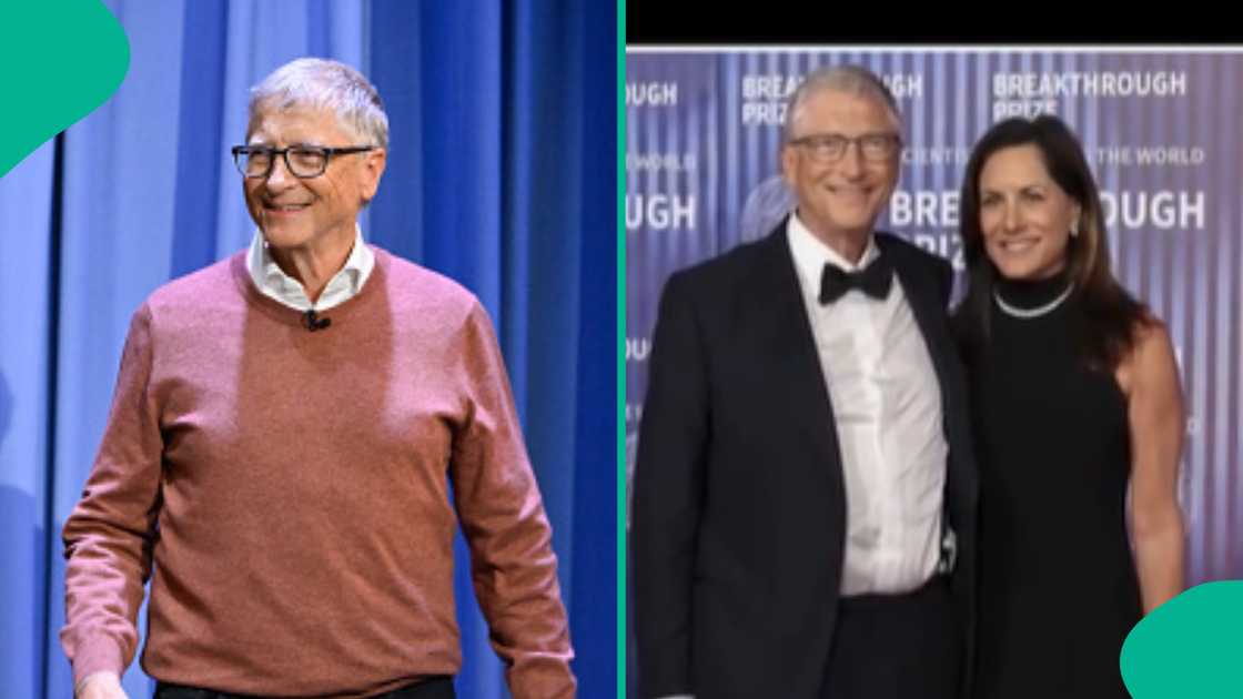 Bill Gates unveils his girlfriend. Bill Gates unveils his girlfriend.
