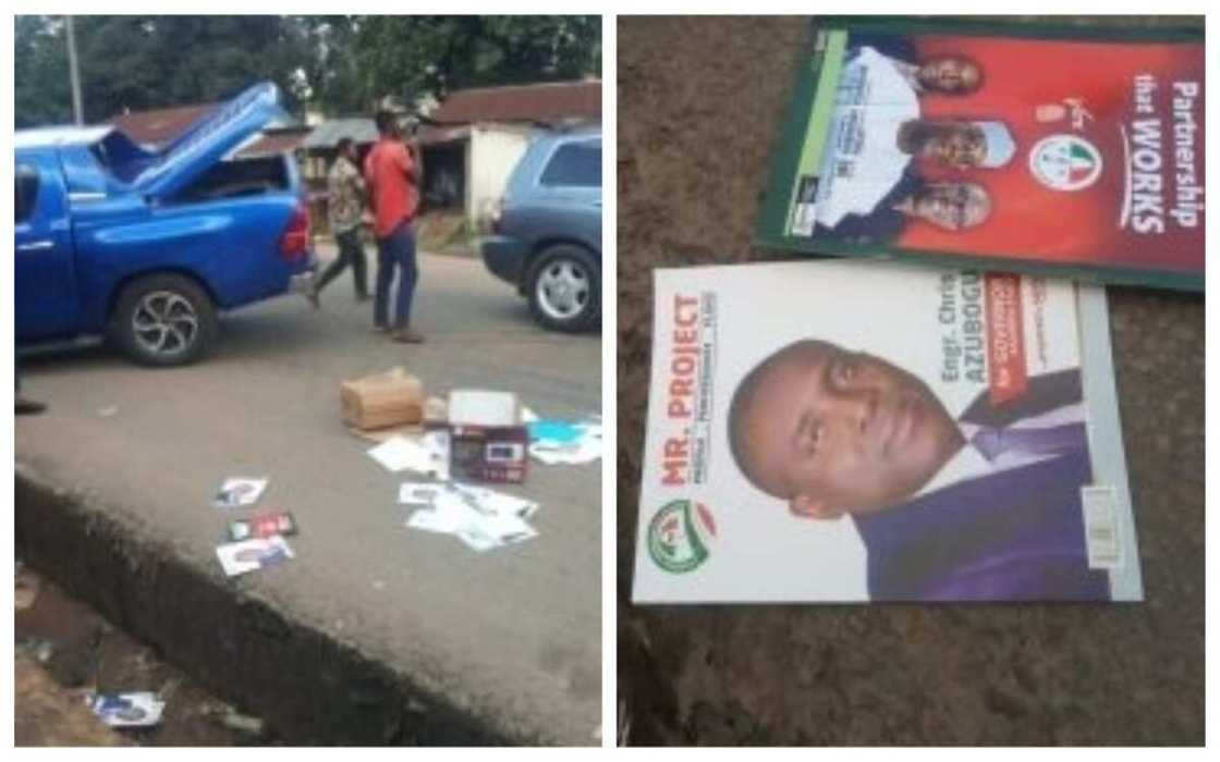 Yan bindiga sun budewa motar dan majalisar wakilai wuta a Anambra, an kashe direbansa
Hoto: https:/www.tvcnews.tv Yan bindiga sun budewa motar dan majalisar wakilai wuta a Anambra, an kashe direbansa
Hoto: https:/www.tvcnews.tv