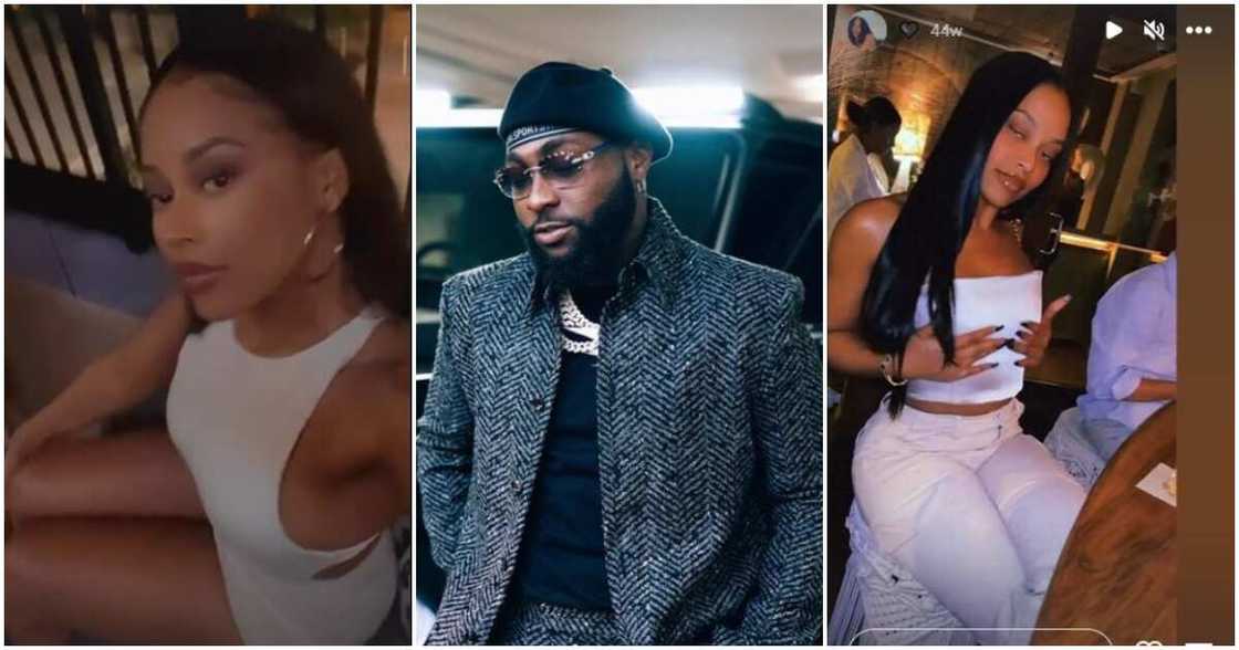 Photos of Davido and Amanda