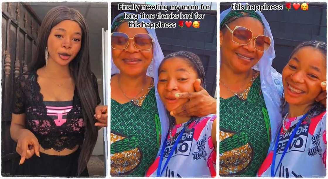 Lady returns from Libya after six years. Lady returns from Libya after six years.