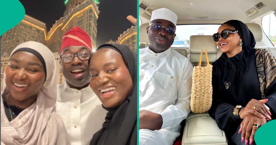 Kazim Adeoti completes Umrah with his kids. Kazim Adeoti completes Umrah with his kids.