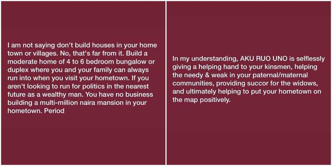 Actor Sam Nnabuike Laments How Igbos Lavish Millions of Naira on Mansions in their Hometown Actor Sam Nnabuike Laments How Igbos Lavish Millions of Naira on Mansions in their Hometown