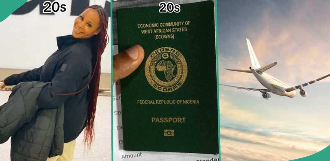 Lady moves from Nigeria to UK. Lady moves from Nigeria to UK.