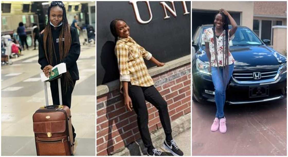 Photos of Oyefunmilayo Amoda when she moved to the Oregon State University to pursue a PhD. Photos of Oyefunmilayo Amoda when she moved to the Oregon State University to pursue a PhD.