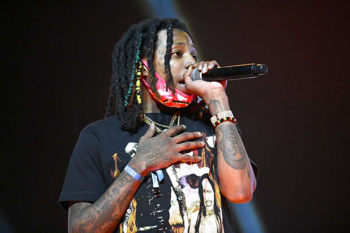 Rapper Nef the Pharaohl at NOS Events Centre Rapper Nef the Pharaohl at NOS Events Centre