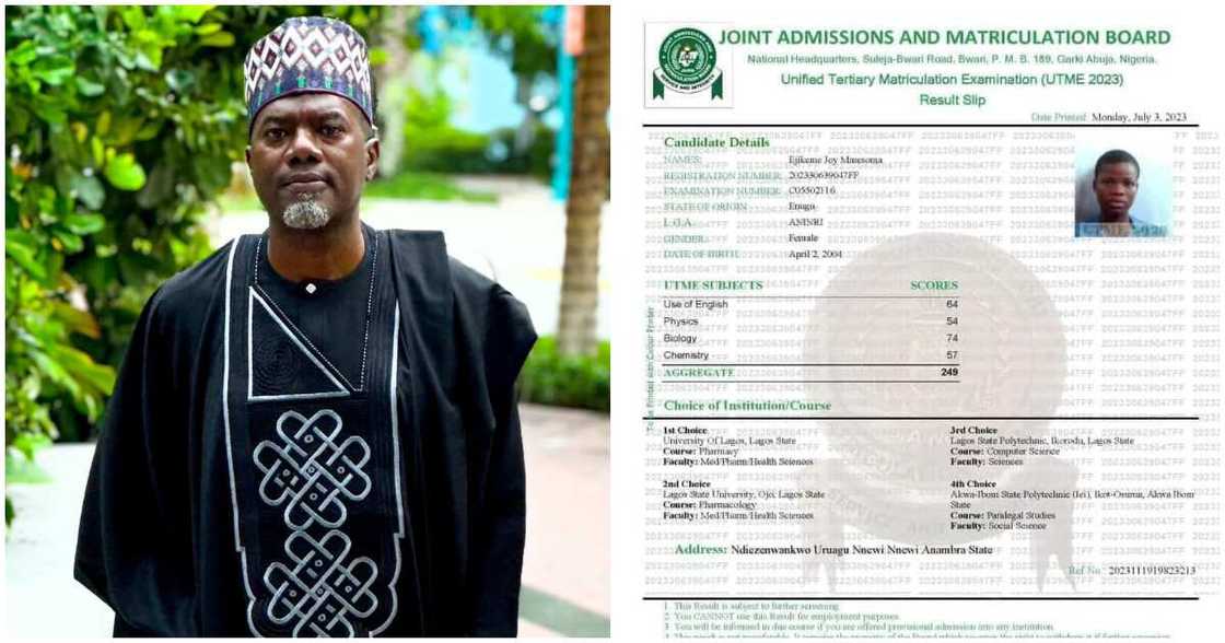 Mmesoma Ejikeme/ Mmesoma's UTME result/ Ejikeme's UTME result/ Omokri reacts to Mmesoma's UTME result/ Reno reacts to Mmesoma's UTME result/ Fake UTME top scorer Mmesoma Ejikeme/ Mmesoma's UTME result/ Ejikeme's UTME result/ Omokri reacts to Mmesoma's UTME result/ Reno reacts to Mmesoma's UTME result/ Fake UTME top scorer