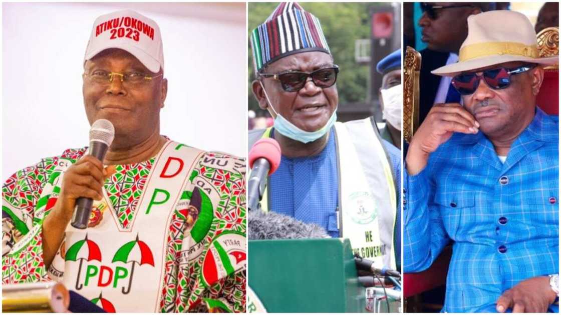 Atiku Abubakar/Nyesom Wike/Samuel Ortom/PDP/2023 Election/Benue State Atiku Abubakar/Nyesom Wike/Samuel Ortom/PDP/2023 Election/Benue State
