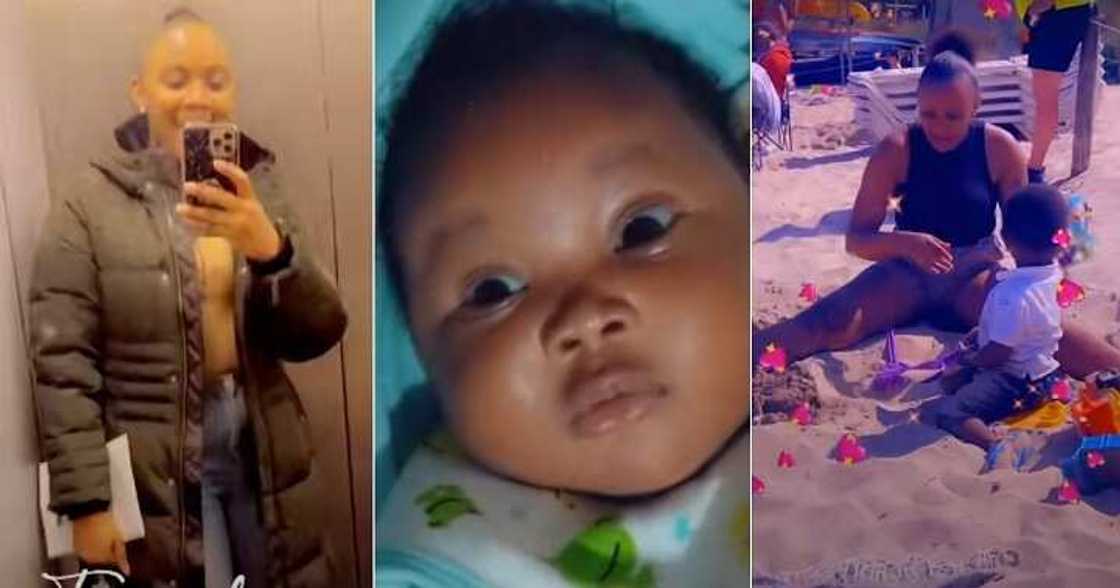 Mum, who left her 2-month-old baby with her mother, returns