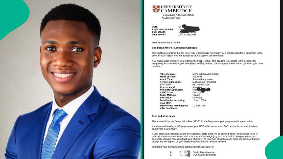 Nile University first-class graduate overjoyed as Cambridge University offers him admission Nile University first-class graduate overjoyed as Cambridge University offers him admission