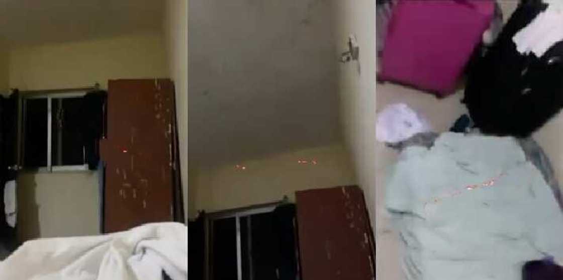 Nigerian mother shares video showing poor hostel in her son's school Nigerian mother shares video showing poor hostel in her son's school