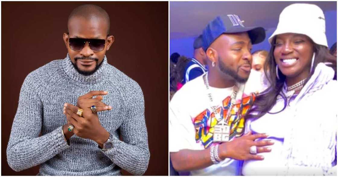 Uche Maduagwu 'grills' Seyi Shay as she attends Davido's O2 with her baby bump Uche Maduagwu 'grills' Seyi Shay as she attends Davido's O2 with her baby bump