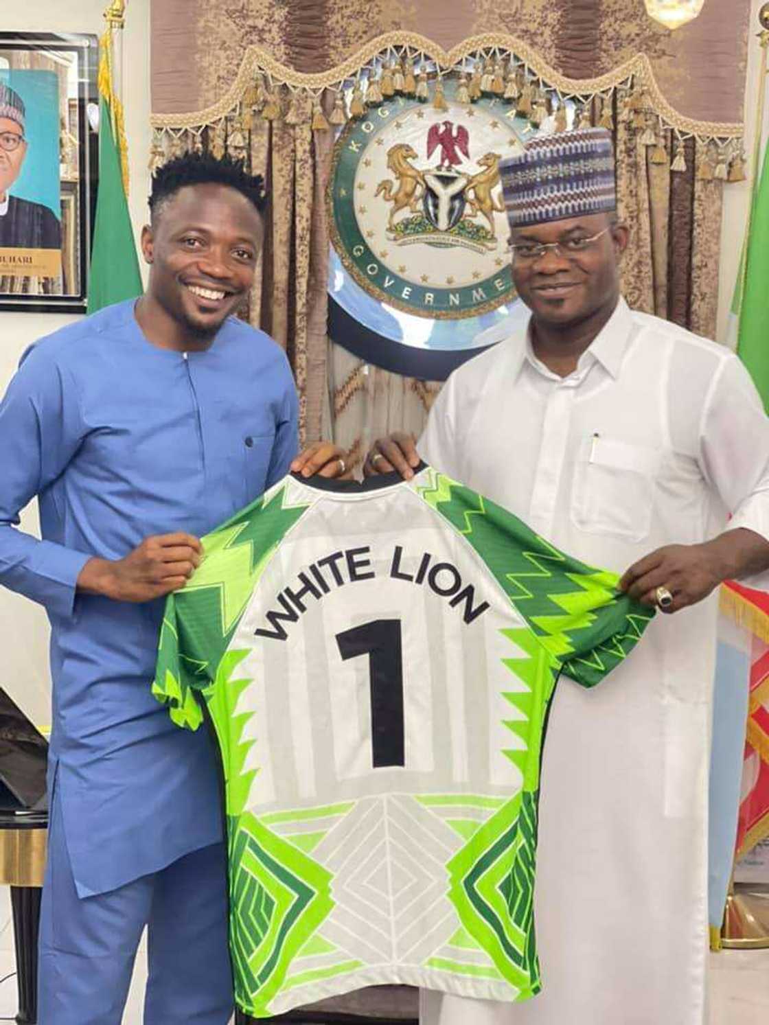 Ahmed Musa and Yahaya Bello Ahmed Musa and Yahaya Bello