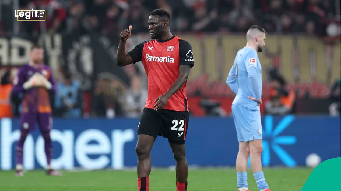Victor Boniface, Bayer Leverkusen, Germany, Super Eagles. Victor Boniface, Bayer Leverkusen, Germany, Super Eagles.