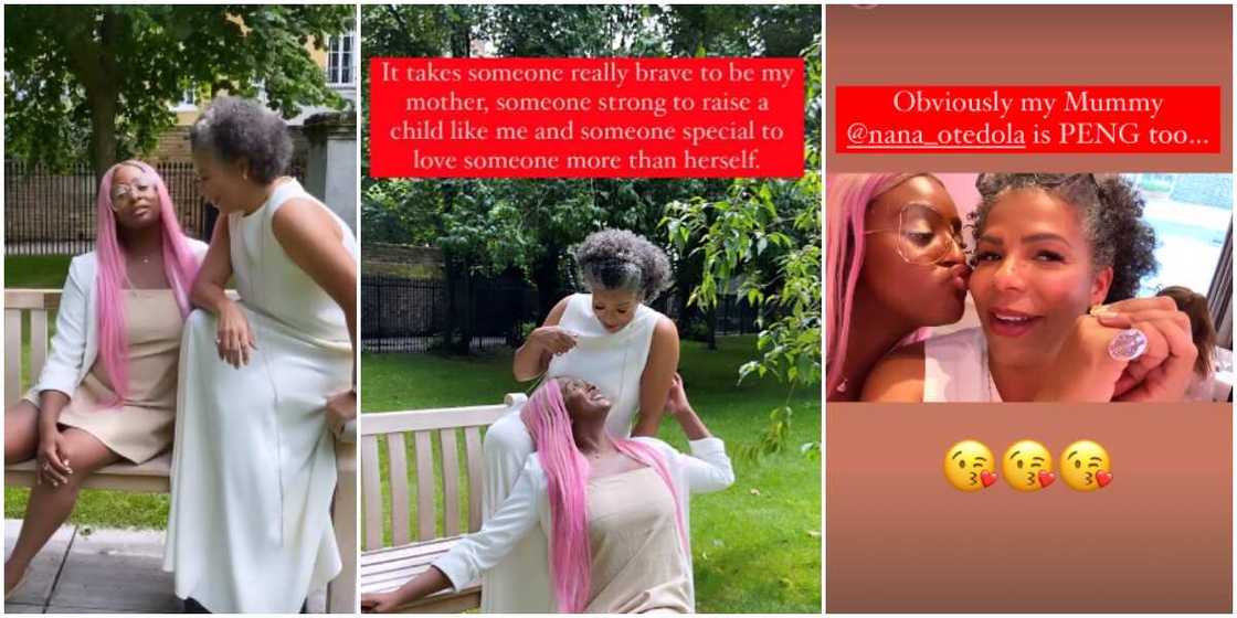 DJ Cuppy, Nana Otedola. DJ Cuppy, Nana Otedola.