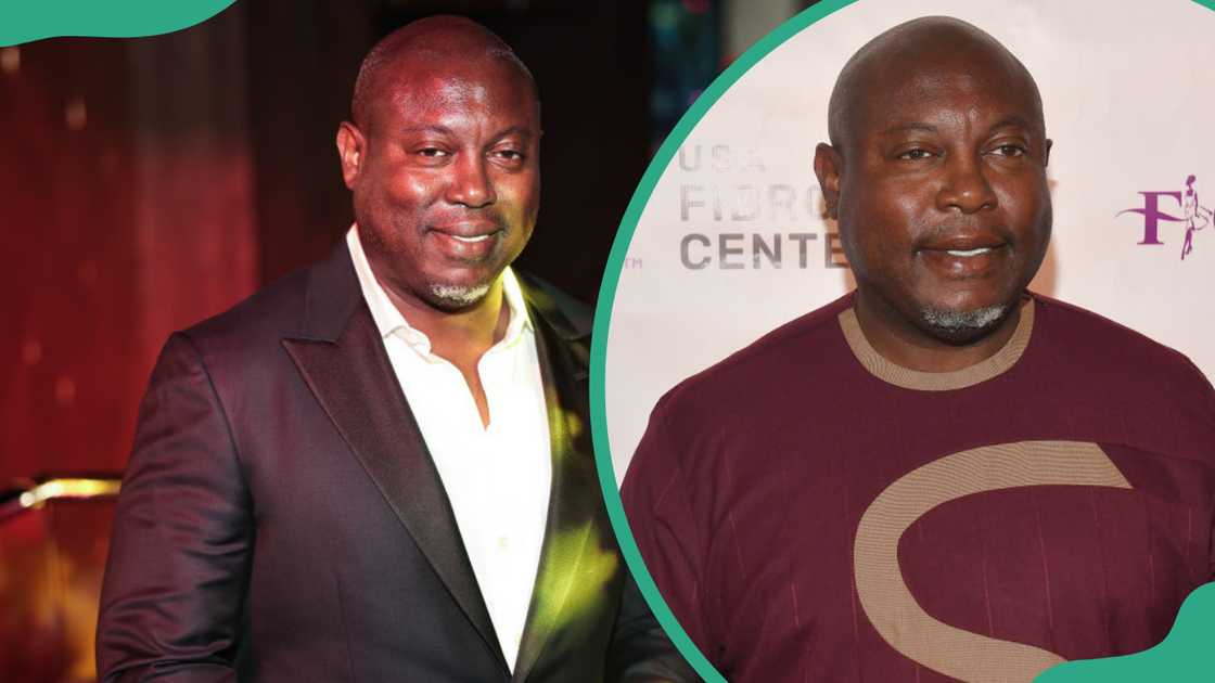 Simon Guobadia attending the Big Fight Weekend (L) and at The Fight For Fibroids Atlanta Awareness Brunch event (R) Simon Guobadia attending the Big Fight Weekend (L) and at The Fight For Fibroids Atlanta Awareness Brunch event (R)