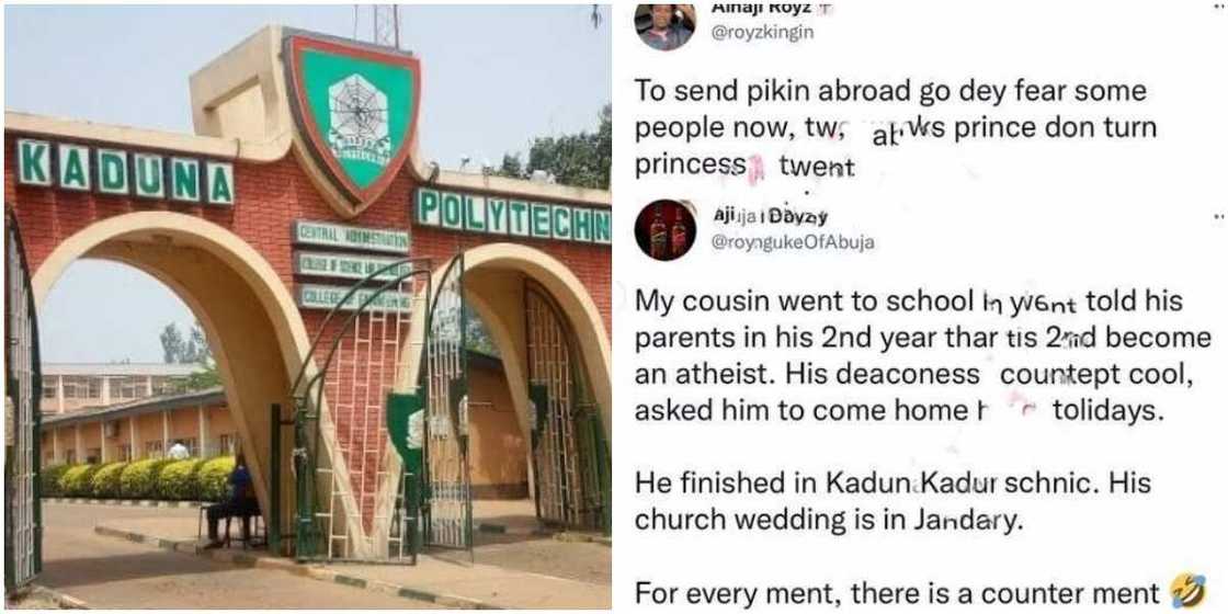 Mum teaches son who became atheist abroad, sends him to Nigerian polytechnic Mum teaches son who became atheist abroad, sends him to Nigerian polytechnic