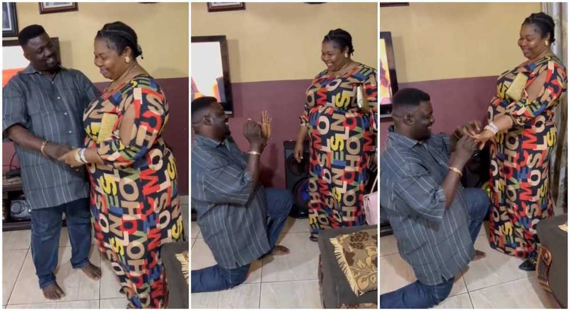 Photos of Prophet Elijah, a Nigerian pastor proposing to his wife. Photos of Prophet Elijah, a Nigerian pastor proposing to his wife.