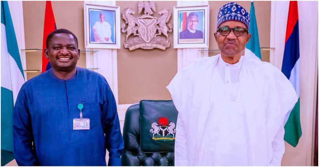 Femi Adesina, President Muhammadu Buhari Femi Adesina, President Muhammadu Buhari