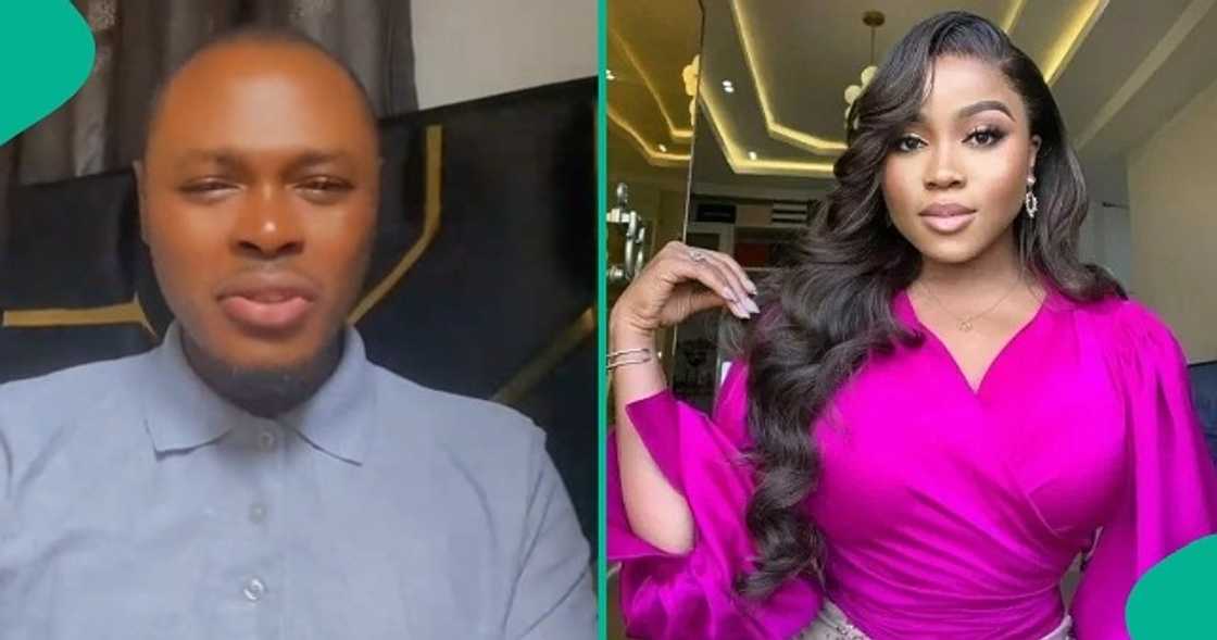 Man insists that Veekee James's N18 million birthday cake is not worth the money spent on it. Man insists that Veekee James's N18 million birthday cake is not worth the money spent on it.