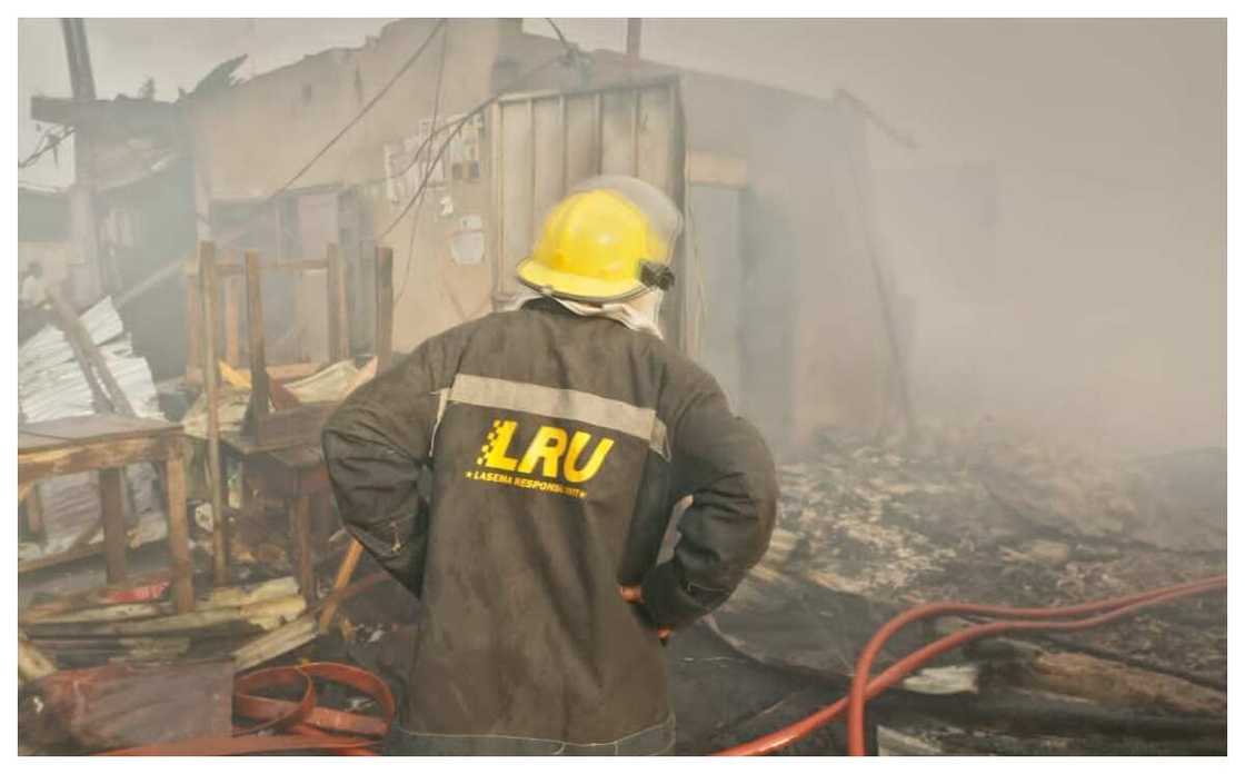 LASEMA, Fire, Lagos Market LASEMA, Fire, Lagos Market