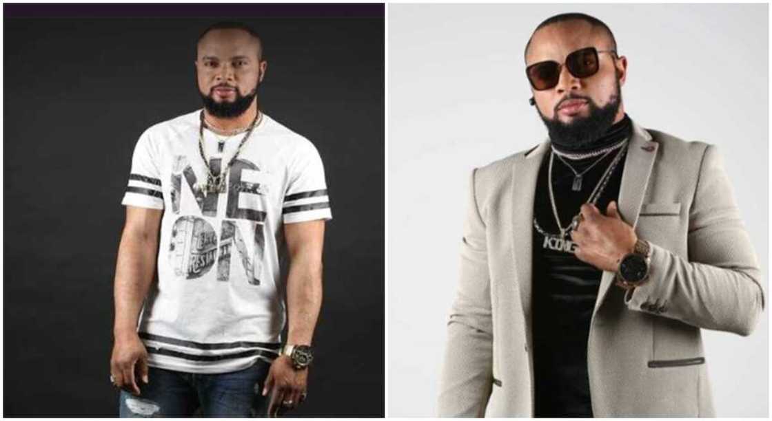 Photos of Okoye who alleges that his friend poisoned his drink. Photos of Okoye who alleges that his friend poisoned his drink.