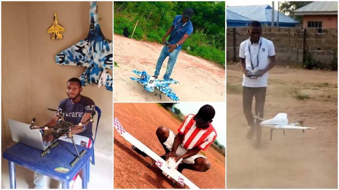 I Met a South African Lady on Facebook: Nigerian Man who Builds Drones Shares Success Story in Viral Video I Met a South African Lady on Facebook: Nigerian Man who Builds Drones Shares Success Story in Viral Video