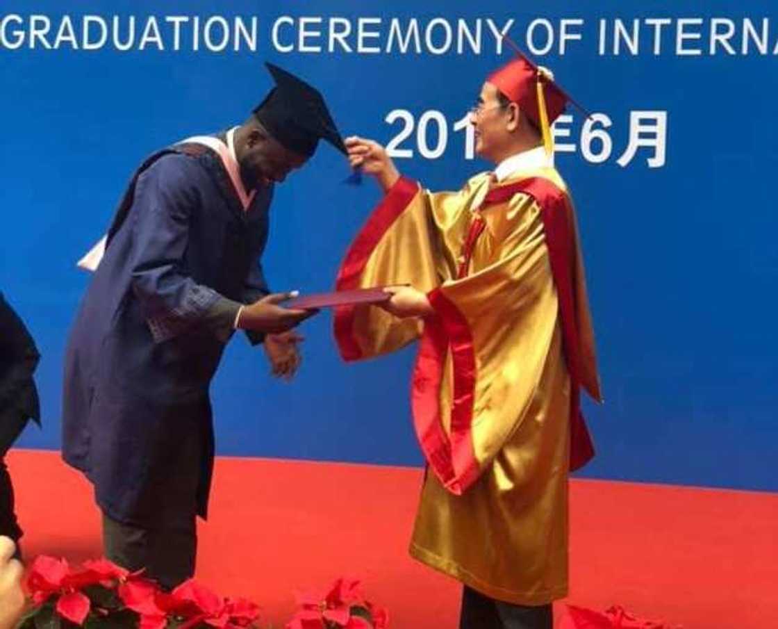 Nigerian man emerges most outstanding student in Chinese university Nigerian man emerges most outstanding student in Chinese university