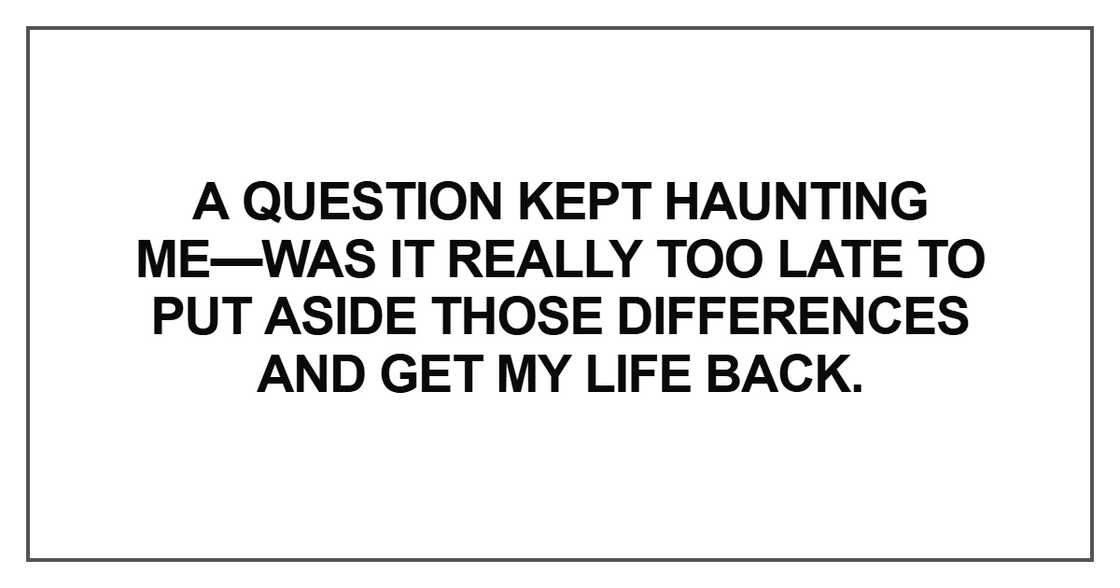 A question kept haunting me