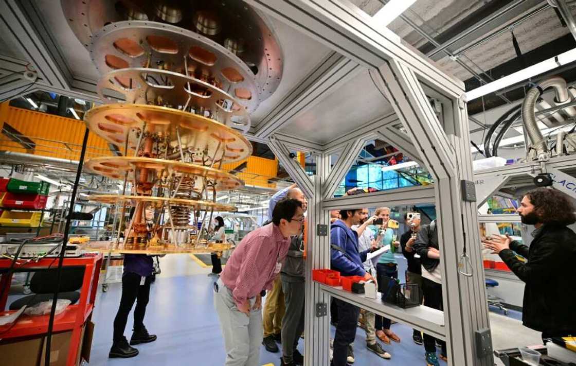 At the bottom of the layercake computer, it's just 10 Milikelvins, pretty much the coldest it can possibly be anywhere in the universe At the bottom of the layercake computer, it's just 10 Milikelvins, pretty much the coldest it can possibly be anywhere in the universe