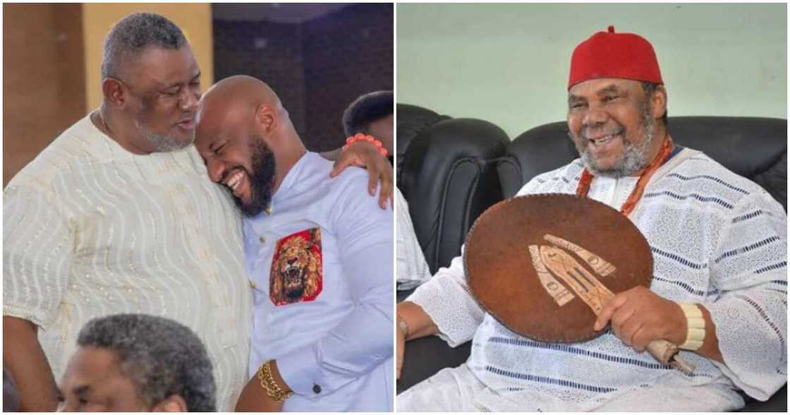 Yul Edochie showers praises on eldest brother and their father's lookalke. Yul Edochie showers praises on eldest brother and their father's lookalke.