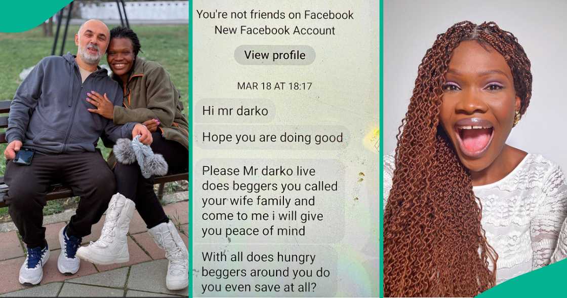 Nigerian lady married to White man shares hurtful messages another woman sent her husband Nigerian lady married to White man shares hurtful messages another woman sent her husband
