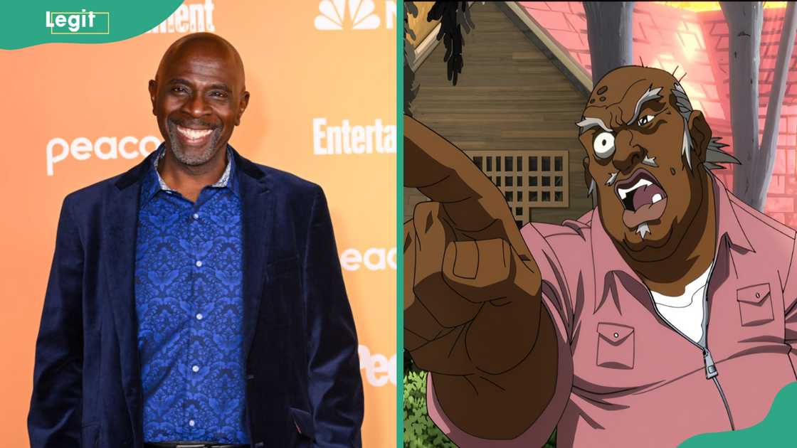 Gary Anthony Williams at NBC Celebrates Fall Comedy. Angry Uncle Ruckus pointing directly forward