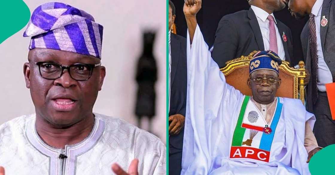 Fayose da Shugaba Tinubu. Fayose da Shugaba Tinubu.