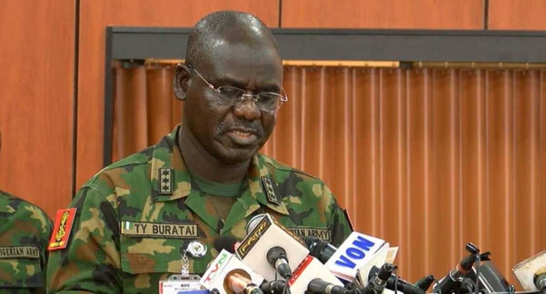 Group warns against smear campaigns targeted at Buratai, past service chiefs Group warns against smear campaigns targeted at Buratai, past service chiefs