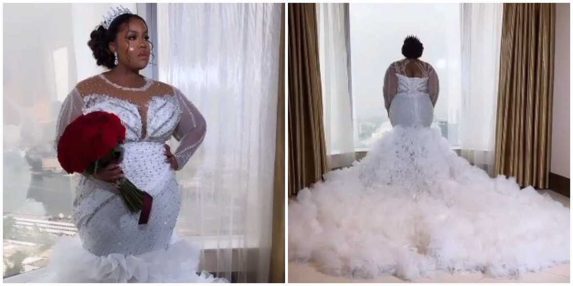 Photos of a Nigerian bride. Photos of a Nigerian bride.