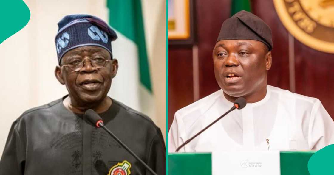 Shugaba Tinubu da Gwamna Kefas. Shugaba Tinubu da Gwamna Kefas.